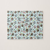 ナマケモノ(青) ジグソーパズル (横)