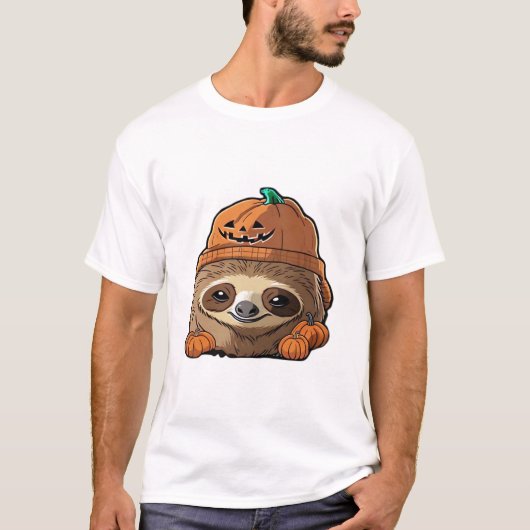 ナマケモノ espuki sison ハロウィン クラシックTシャツ Tシャツ (正面)