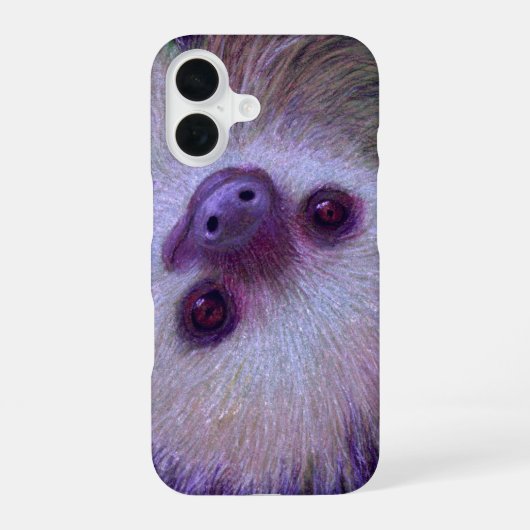 ナマケモノ iPhone 16ケース (裏面)