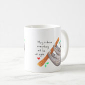 ナマコつる中毒がメッセージの贈り物に コーヒーマグカップ (正面右)