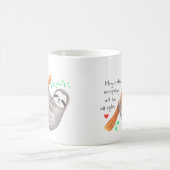 ナマコつる中毒がメッセージの贈り物に コーヒーマグカップ (中央)