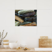 ナマコ…ヨーワラートマーケットフード ポスター (キッチン)