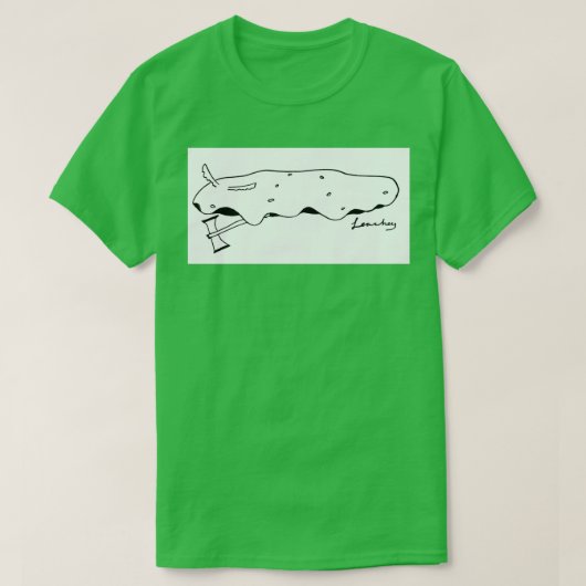 ナマコ Tシャツ (デザイン正面)