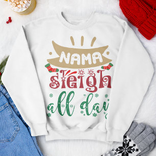 ナマスイーハイオールデイクリスマおもしろいスホリデー スウェットシャツ