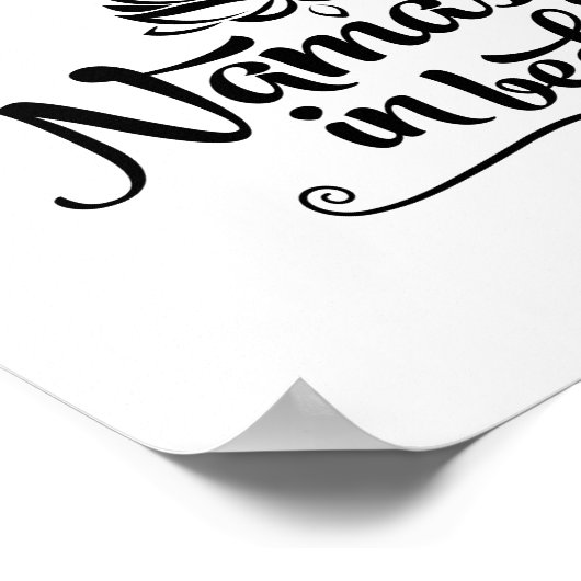 ナマステおもしろい引用文カスタマイズ ポスター (角)