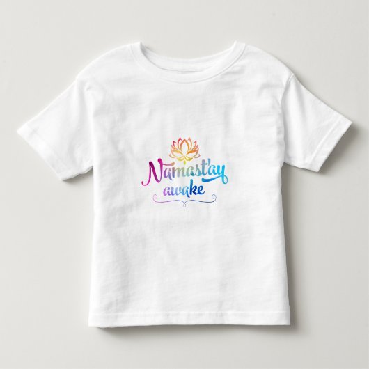 ナマステのおもしろいな引用文の幼児のティー トドラーTシャツ (正面)