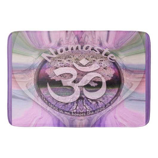 ナマステのハート バスマット (正面)