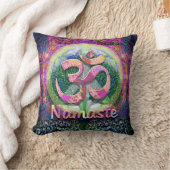 ナマステのピースマーク クッション (ブランケット)
