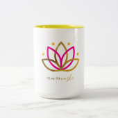 ナマステのロゴ15のozのツートーンマグ ツートーンマグカップ (中央)