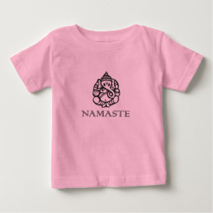ナマステの幼児ベビーのワイシャツ ベビーTシャツ