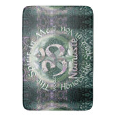 ナマステの曼荼羅の世界平和 バスマット (正面縦)