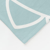 ナマステのBrindleコーギーのフリースのブランケット フリースブランケット (角)