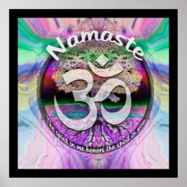 ナマステは私の魂があなたの精神を尊重する ポスター