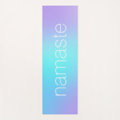 ナマステアクアとラベンダー勾配 ヨガマット (正面)