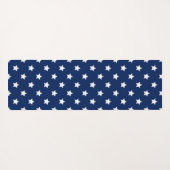 ナマステアメリカーナ赤白青と名前をカスタムする ヨガマット (裏面(横))