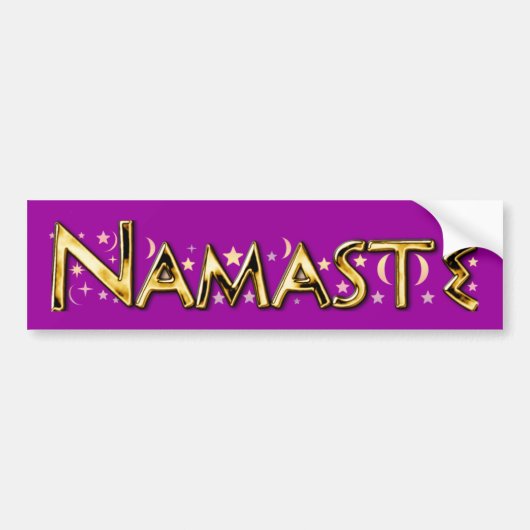 ナマスティ バンパーステッカー (正面)