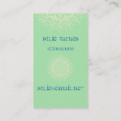 ナマステウーマンインサリ 名刺 (裏面)