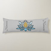 ナマステエレガントロータスフラワー禅ヨガ瞑想 ボディピロー (正面)