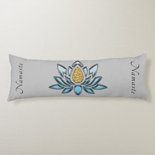 ナマステエレガントロータスフラワー禅ヨガ瞑想 ボディピロー (正面)