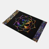 ナマステオムロータスレインボーヴィンテージ ドアマット (アングル)