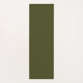 ナマステオリーブグリーンお洒落スクリプトフィットネス ヨガマット (裏面)