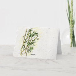 ナマステオン竹敬意と丁寧な挨拶 カード