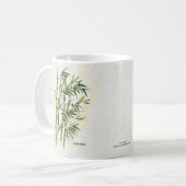 ナマステオン竹敬意と丁寧な挨拶 コーヒーマグカップ (正面左)