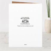 ナマステグリーティングカード カード (裏面)