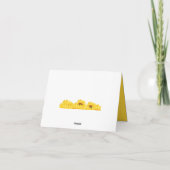 ナマステサンキューサンフラワーズデザイン カード (裏面)