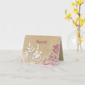 ナマステサンキューシュールカスタマイズ花 カード (黄色い花)