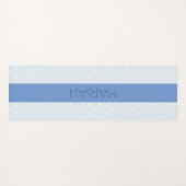 ナマステサークルジオインコーンフラワー名前をカスタムする ヨガマット (正面(横))