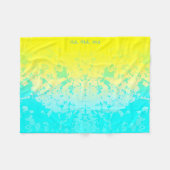 ナマステシャバサナ フリースブランケット (正面(横))