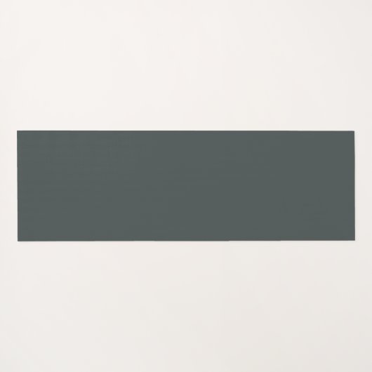 ナマステシンプルブルーグレータイポグラフィ ヨガマット (裏面(横))