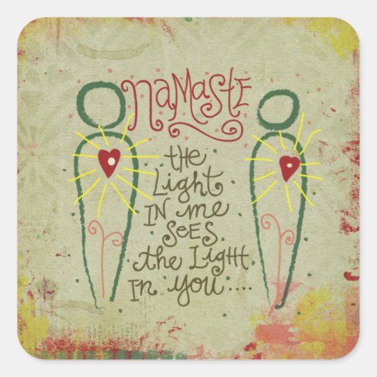 ナマステシール スクエアシール (正面)