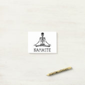 ナマステスケルトンヨおもしろいガスカルハロウィーンティー ポストイット (デスク上)