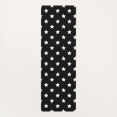 ナマステスターズブラックとピンクと名前をカスタムする ヨガマット (裏面)