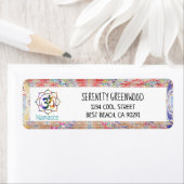 ナマステスピリチュアルオウムオムロータスとヴィンテージ縁ど ラベル (インサイチュ)