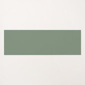 ナマステセージ緑シンプルミニマモダンリスト ヨガマット (裏面(横))