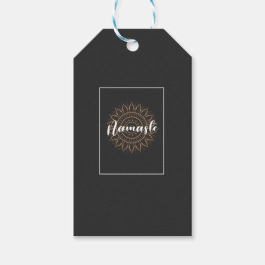 ナマステデザインTシャツ ギフトタグ (正面)