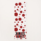 ナマステナマステタイポグラフィ ヨガマット (正面)