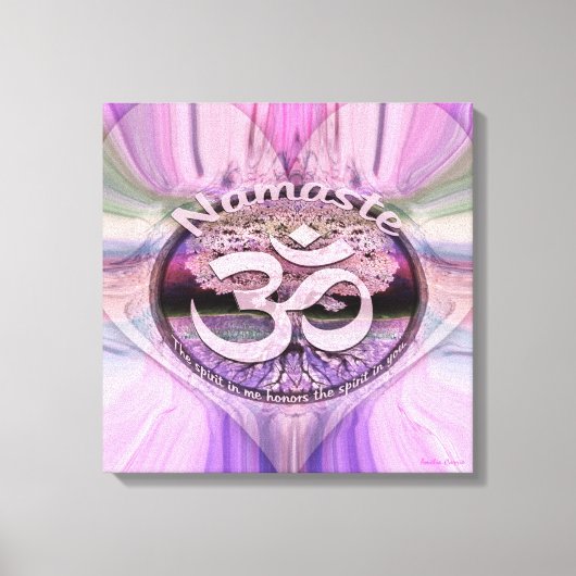 ナマステハート キャンバスプリント (正面)