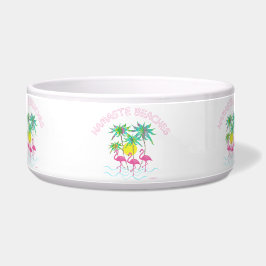 ナマステビーチヨガトロピックキュートドギーグラフィック ボウル