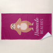 ナマステビーチ ビーチタオル (正面)