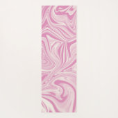 ナマステピンクマーブル旋回パターン ヨガマット (裏面)