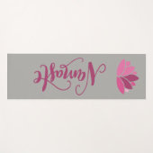 ナマステピンクロータス ヨガマット (正面(横))