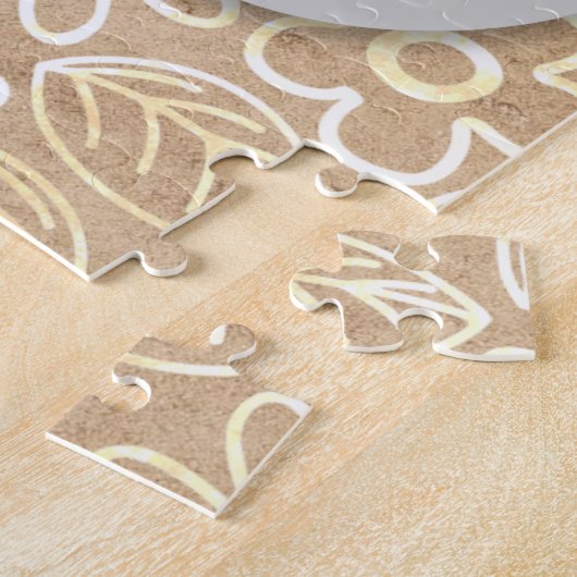 ナマステフローラヨガシンボル ジグソーパズル (側面)