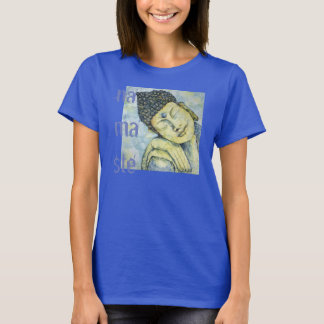 ナマステブッダ水彩芸術女子タンリラックスク Tシャツ