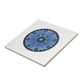 ナマステブルーフラワースピリチュアルロータスマダラ タイル (側面)