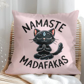 「ナマステマダファカス」のおもしろい猫好き クッション