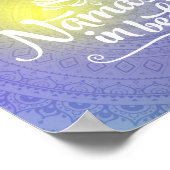 ナマステマンダラおもしろい引用文ポスター ポスター (角)